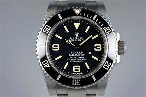 rolex submariner explorer dial blaken|blaken submariner price.